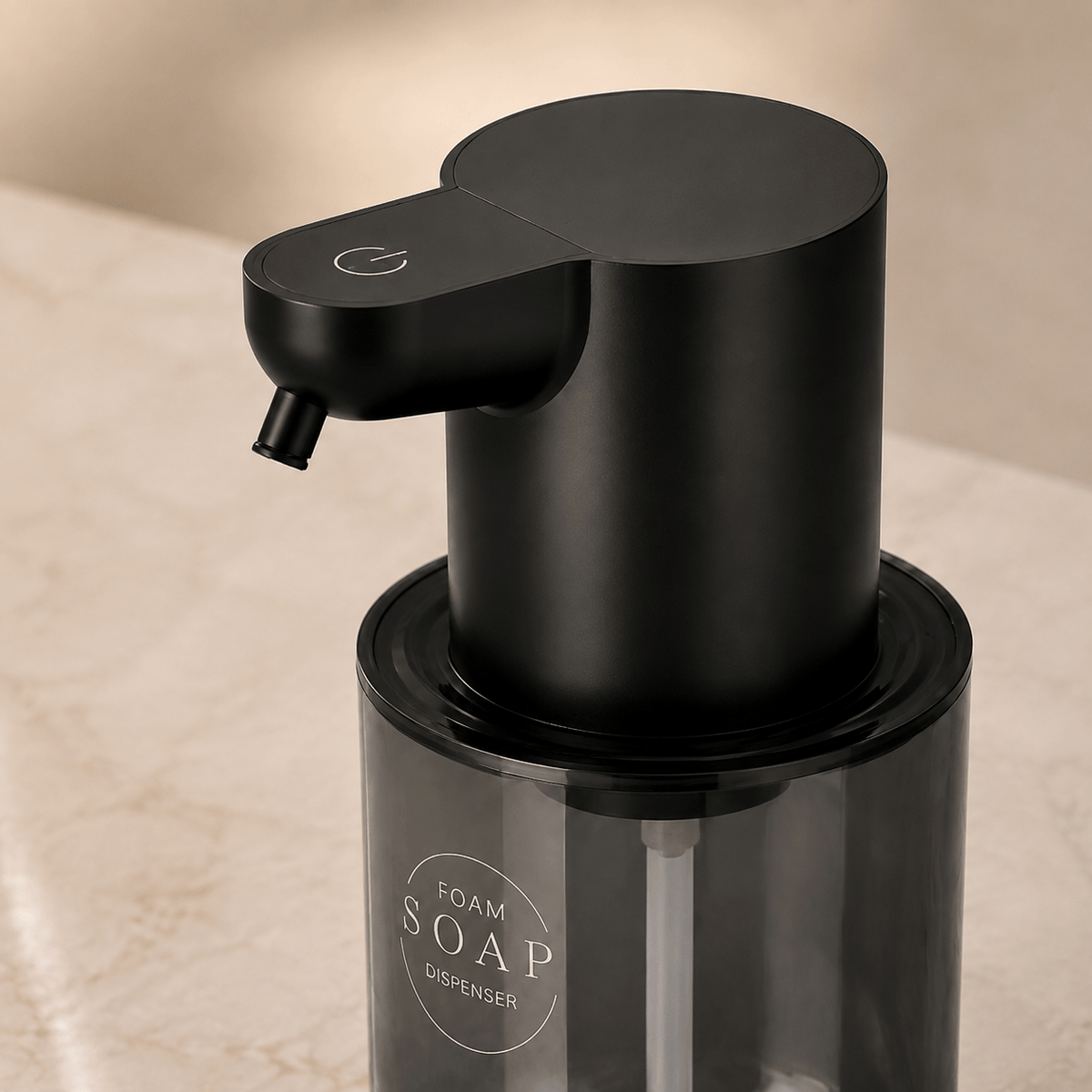 Distributeur de Savon Mousse Automatique Noir