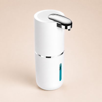 Distributeur automatique de savon mousse blanc rechargeable – 400 ml