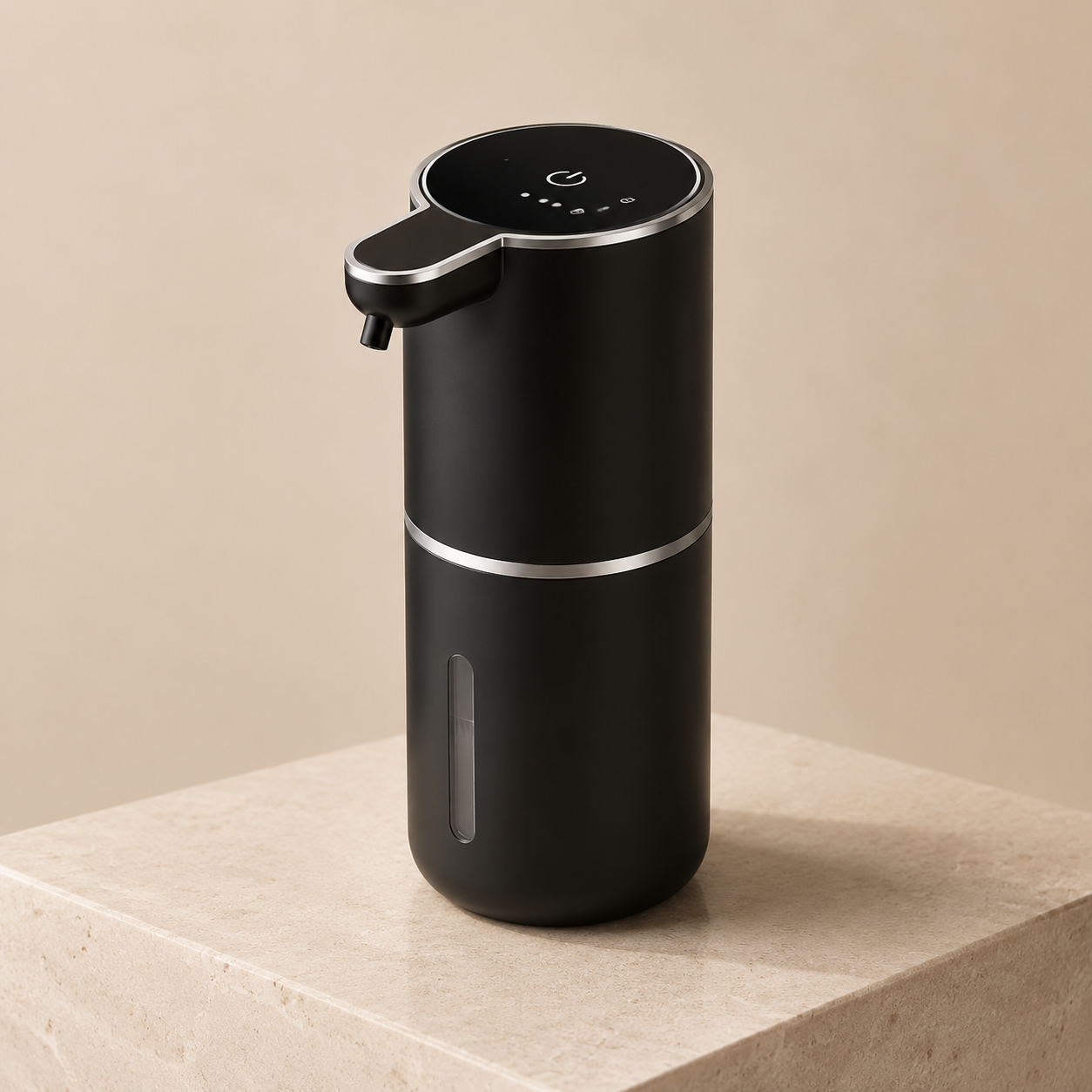 Distributeur Automatique de Savon Liquide Noir – 380 ml