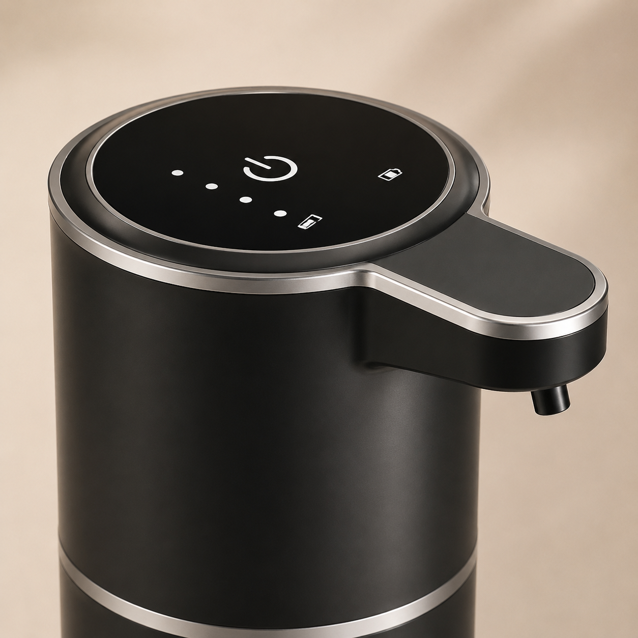 Distributeur Automatique de Savon Liquide Noir – 380 ml