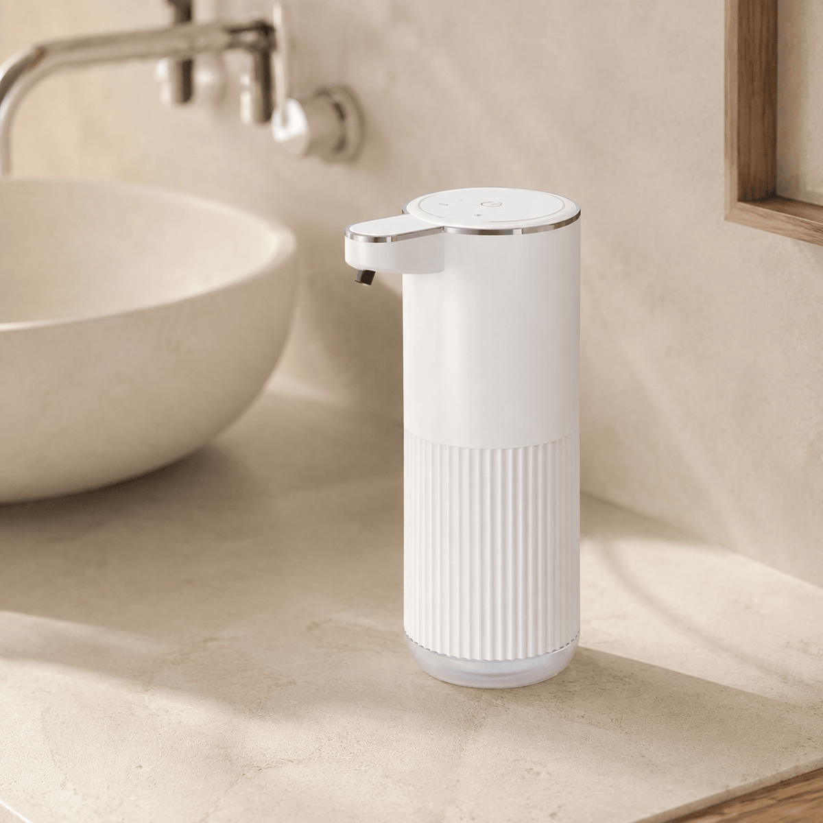 Distributeur automatique de savon liquide mural ou à poser – 360 ml