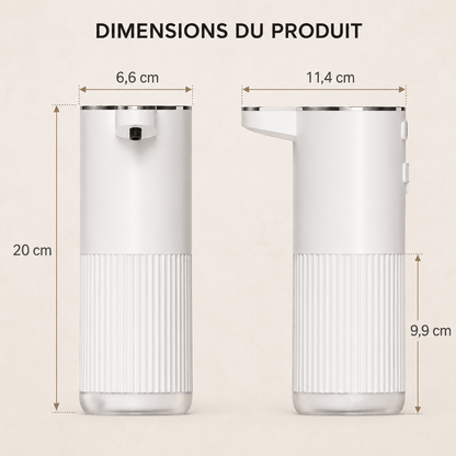 Distributeur automatique de savon liquide mural ou à poser – 360 ml
