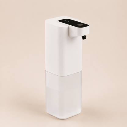 Distributeur de Savon Liquide Blanc Sans Contact