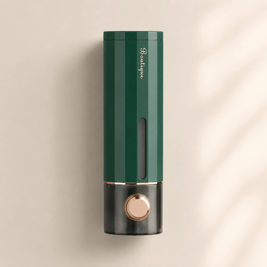 Distributeur de Savon Liquide Mural Vert Sans Perçage – 450 ml