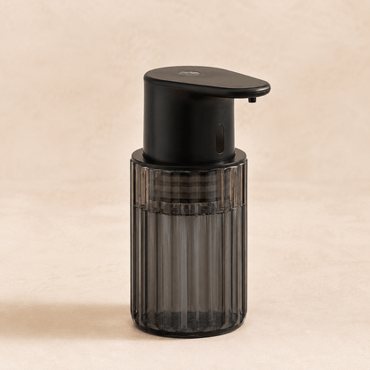 Distributeur de Savon Liquide Sans Contact Noir et Transparent