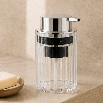 Distributeur De Savon Mousse Manuel Transparent