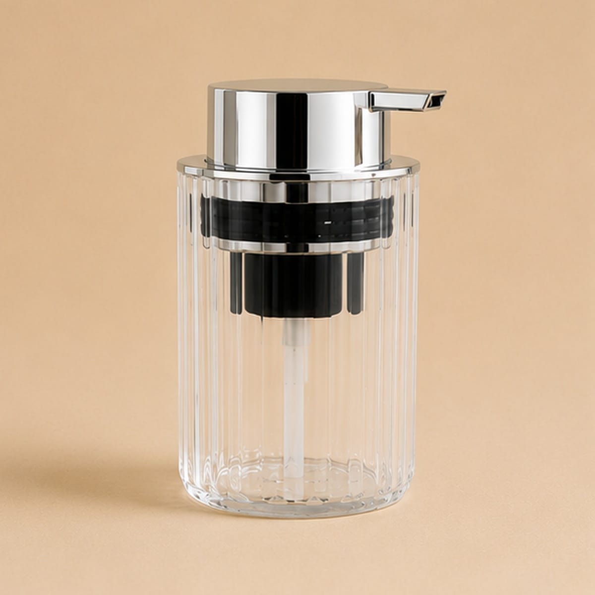 Distributeur De Savon Mousse Manuel Transparent