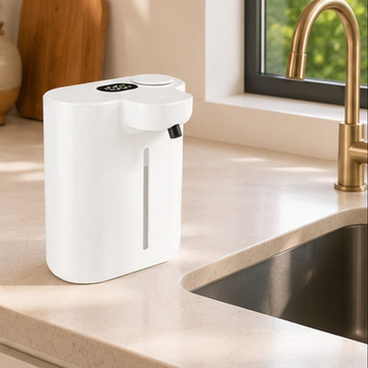 Distributeur De Savon Mousse Sans Contact  Blanc avec Écran