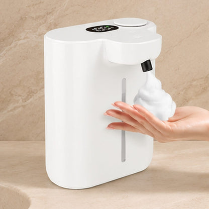 Distributeur De Savon Mousse Sans Contact  Blanc avec Écran