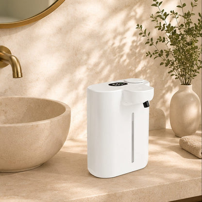 Distributeur De Savon Mousse Sans Contact  Blanc avec Écran