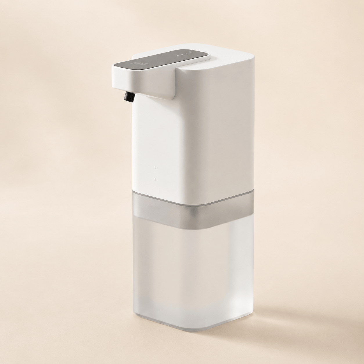 Distributeur De Savon Mousse Sans Contact Rechargeable Blanc