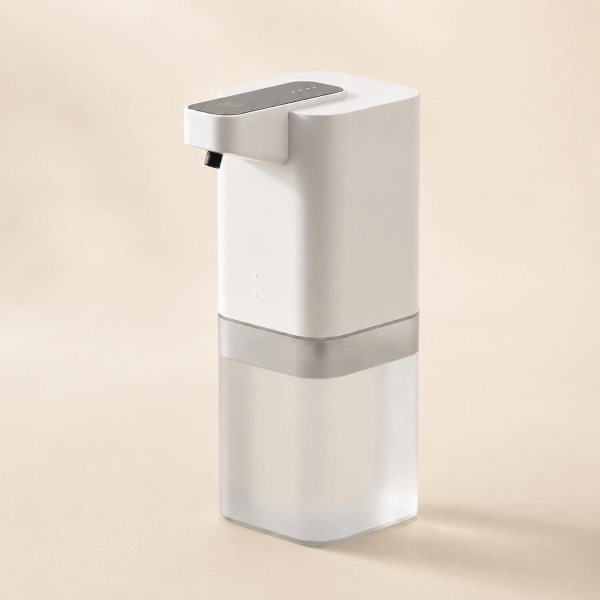 Distributeur De Savon Mousse Sans Contact Rechargeable Blanc