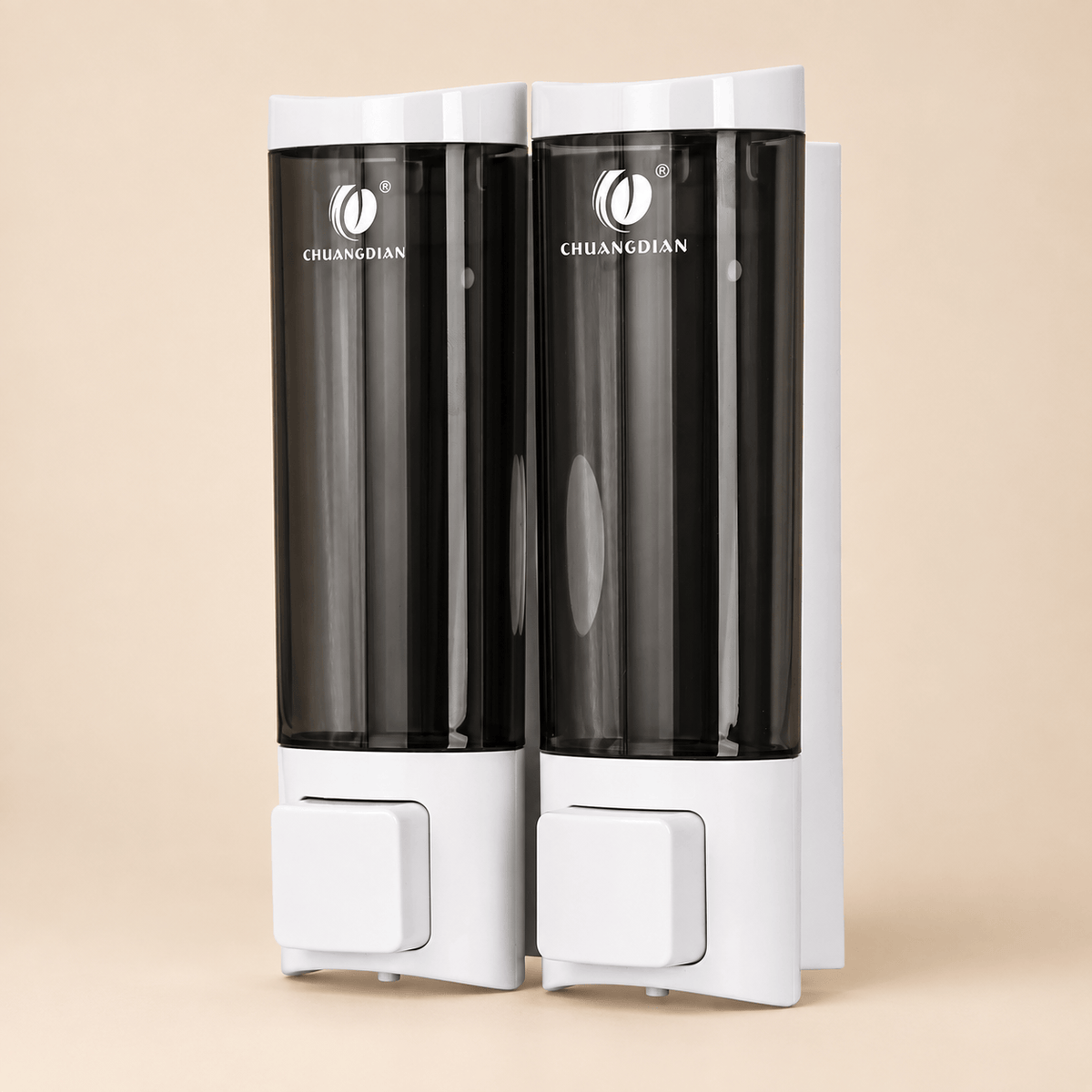 Distributeur de Savon Mural Blanc Sans Perçage