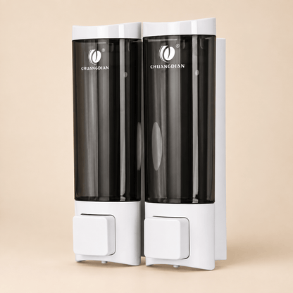 Distributeur de Savon Mural Blanc Sans Perçage