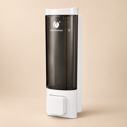 Distributeur de Savon Mural Blanc Sans Perçage