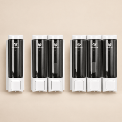 Distributeur de Savon Mural Blanc Sans Perçage
