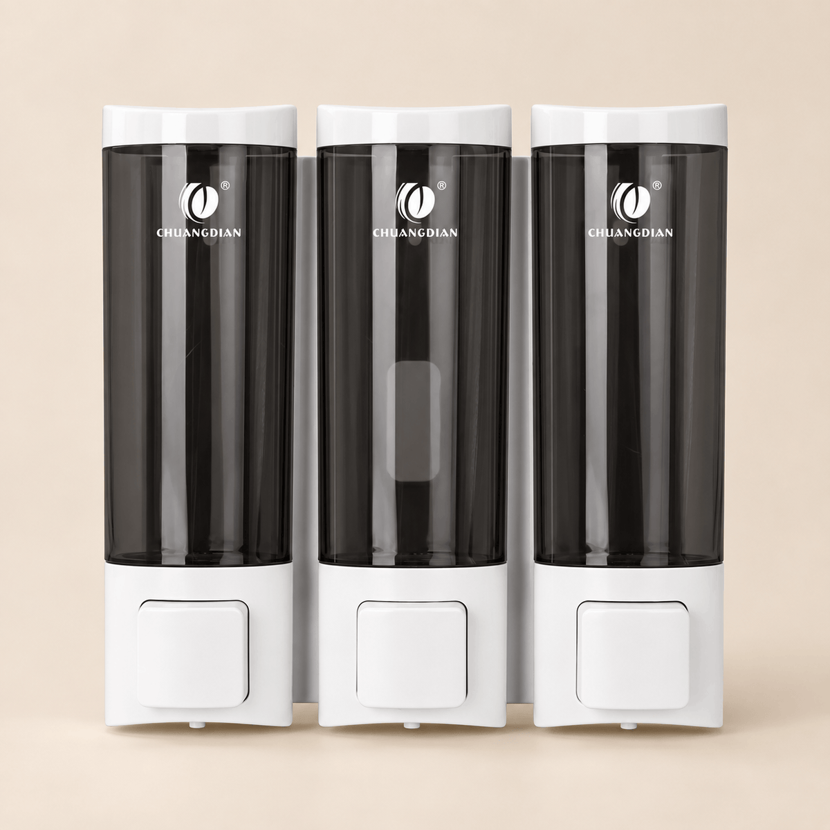 Distributeur de Savon Mural Blanc Sans Perçage
