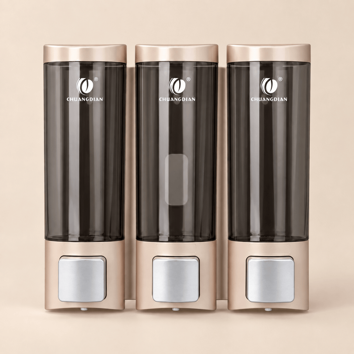Distributeur de Savon Mural Doré Sans Perçage