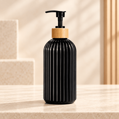 Distributeur de savon rechargeable 500 ml transparent – 5 coloris