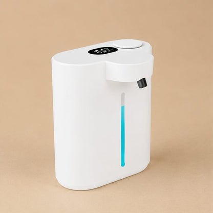 Distributeur de Savon Sans Contact Blanc avec Écran