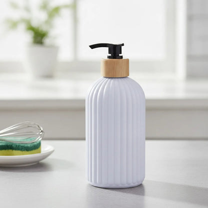 Distributeur Savon Blanc 500ml Rechargeable