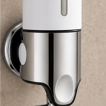 Distributeur Savon et Shampoing Mural Blanc