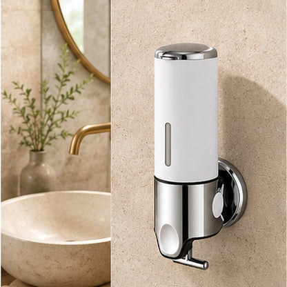 Distributeur Savon et Shampoing Mural Blanc