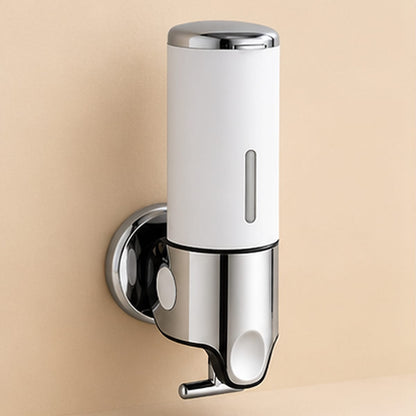 Distributeur Savon et Shampoing Mural Blanc