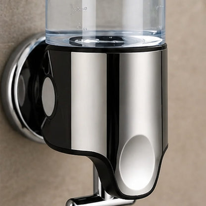 Distributeur Savon et Shampoing Mural Transparent