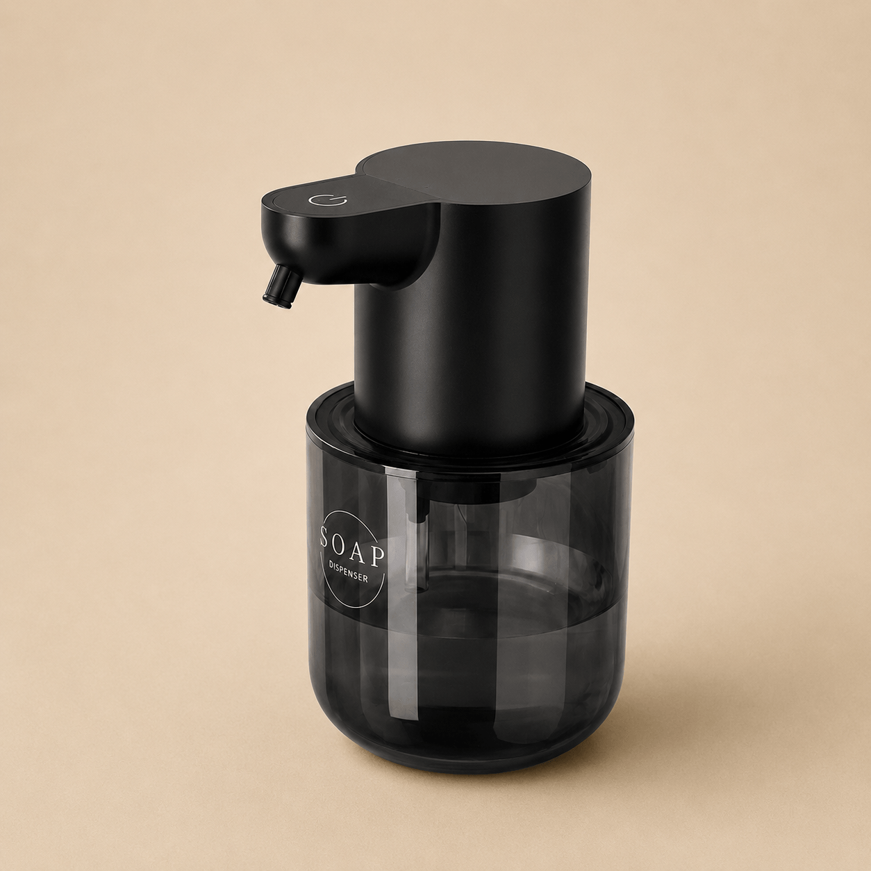 Distributeur Savon Liquide Automatique Infrarouge Noir