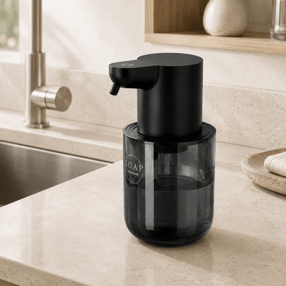 Distributeur Savon Liquide Automatique Infrarouge Noir