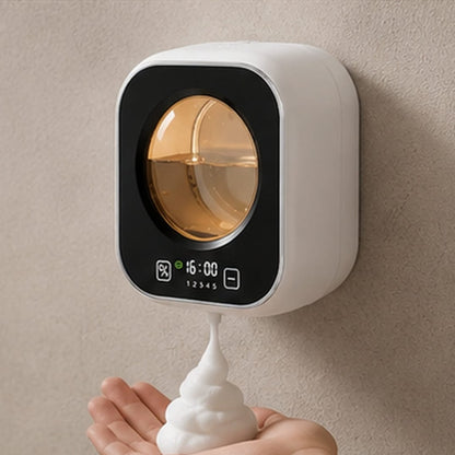Distributeur Savon Mousse Induction Mural Blanc