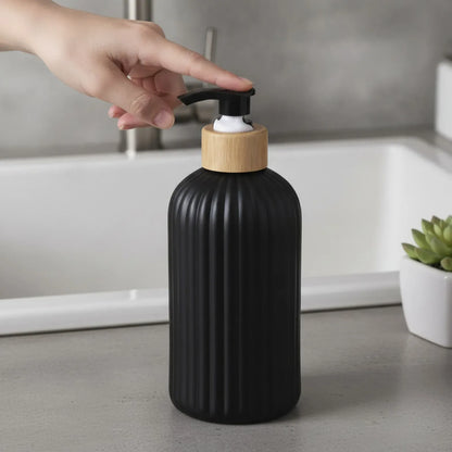 Distributeur Savon Noir 500ml Élégant